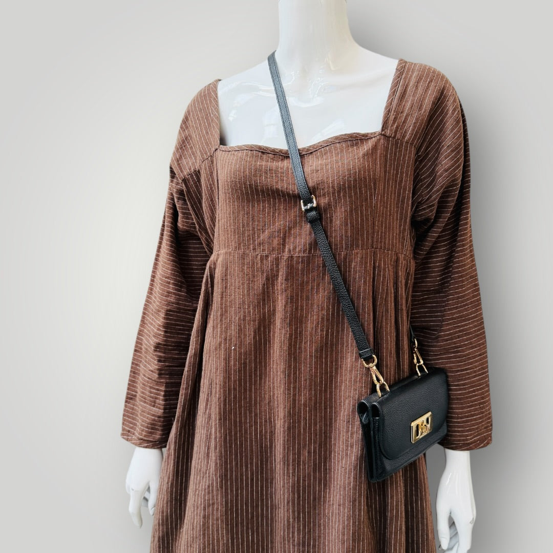 PAIGE JANSEN / handmade linen dress / s (3912247924543584420)