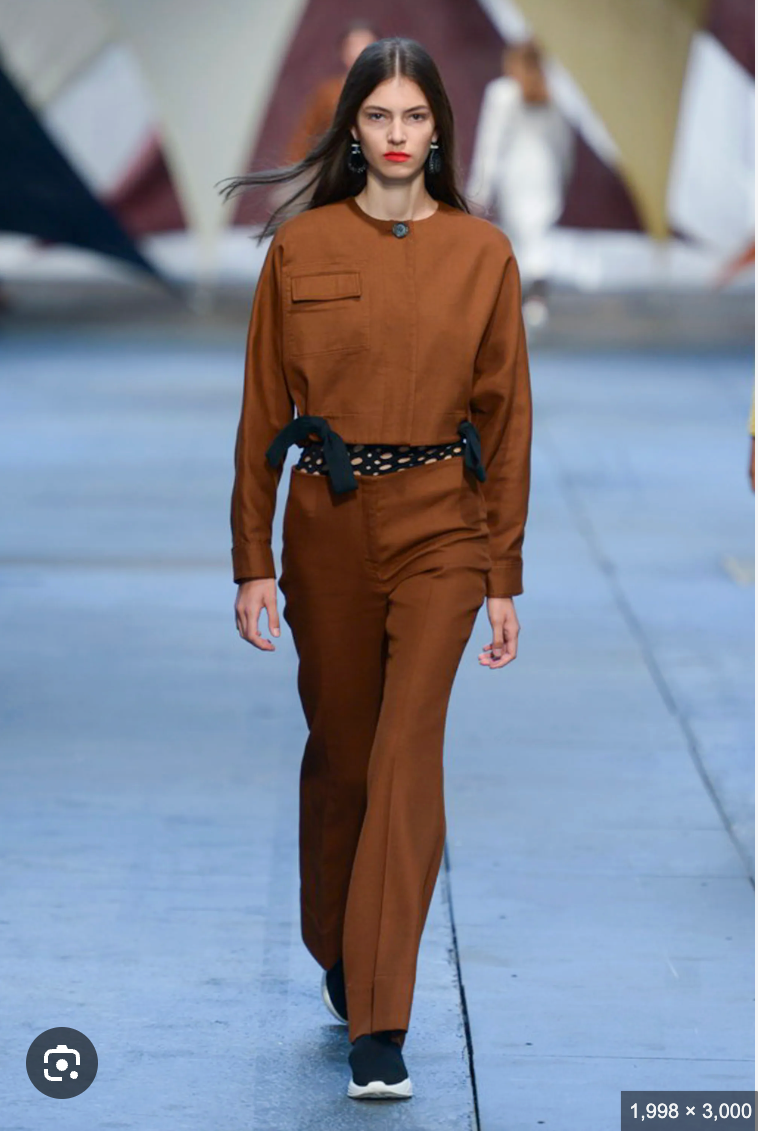 by MALENE BIRGER / brown pants / 44 (XL) (3912248497571222707)