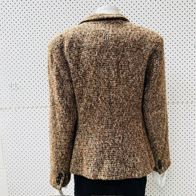 PATRICK STEELE COUTURE / tweed blazer / s/m (3912319831664446880)