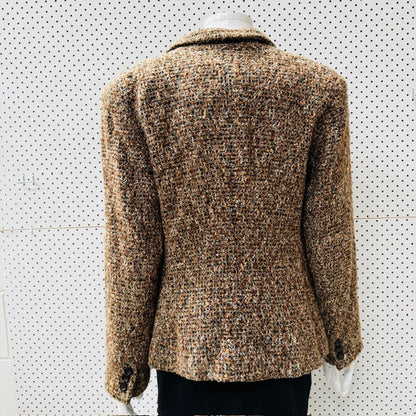 PATRICK STEELE COUTURE / tweed blazer / s/m (3912319831664446880)