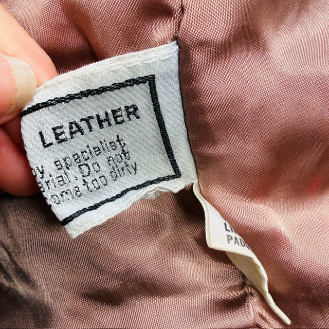 greenish / leather jacket / L (3912319841817095722)