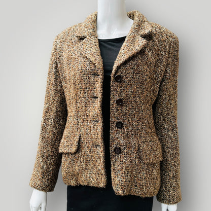 PATRICK STEELE COUTURE / tweed blazer / s/m (3912319928551413040)