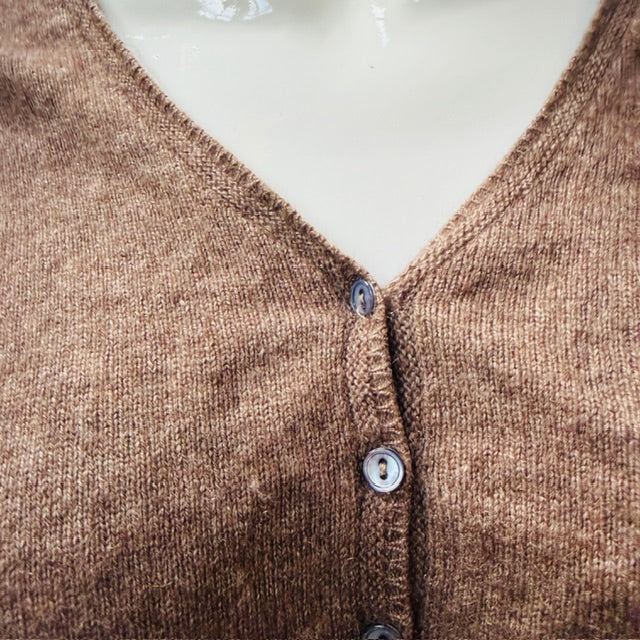 Eric Bompard / 100% Cashmere Henley Sweater / L (3912343371671880511)