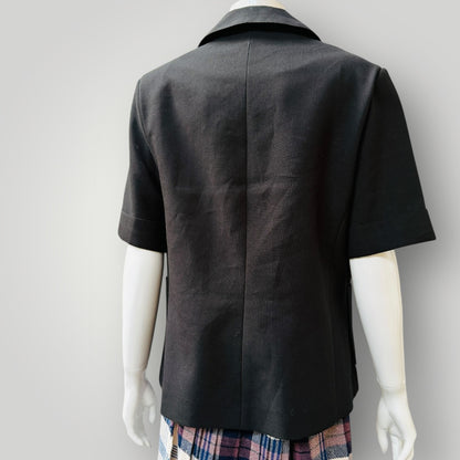 1990s vintage / PURITAN SPORTS / short sleeved jacket / made in nz / m (3912403778854225696)
