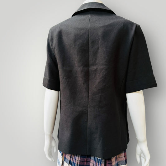 1990s vintage / PURITAN SPORTS / short sleeved jacket / made in nz / m (3912403778854225696)