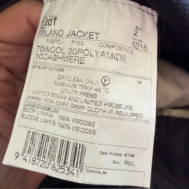 REMBRANDT / wool cashmere milano jacket / navy / 120 (4xl) (3912935164527739506)