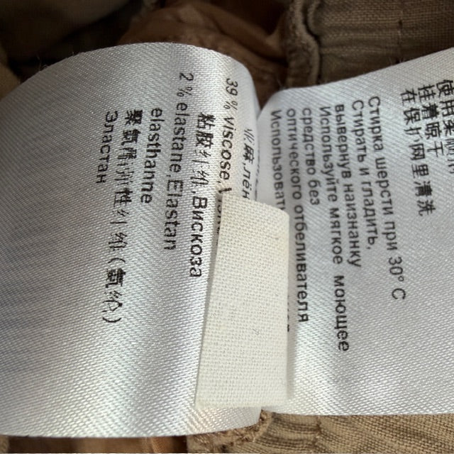 MARC CAIN / linen joggers / 12/14 / $515rrp (3912942044883283420)