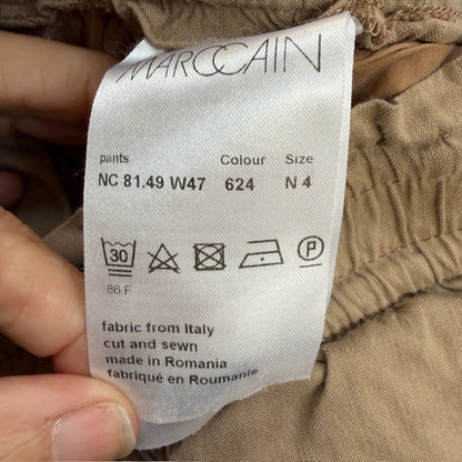 MARC CAIN / linen joggers / 12/14 / $515rrp (3912942046771523907)