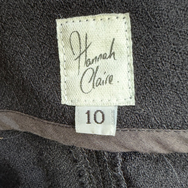 HANNAH CLAIRE / wool jacket / 10 / made in nz (3913104842246843983)