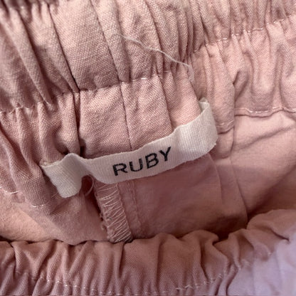 RUBY / pants / apricot pink / 12 / made in nz (3913105011124133013)