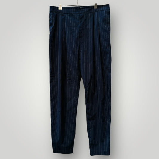 JIMMY D / 'blair' pant in blue pinstripe / 12 (3913105343604469798)