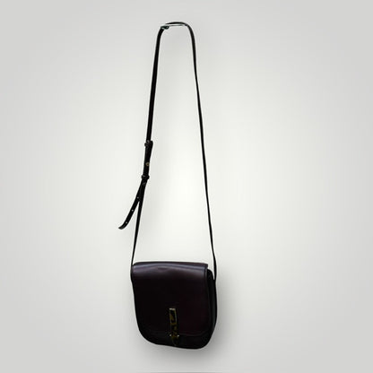KAREN WALKER / cross body arrow bag / brown leather (3913206052716146385)