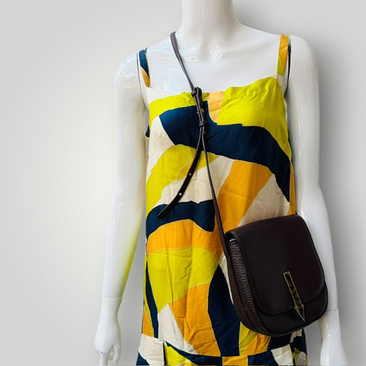 KAREN WALKER / cross body arrow bag / brown leather (3913206069212720000)