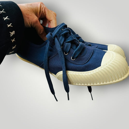 PRADA SPORT / cotton canvas sneakers / 39 / ss14 (3913206085144567457)