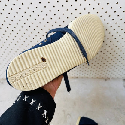 PRADA SPORT / cotton canvas sneakers / 39 / ss14 (3913206151033913699)