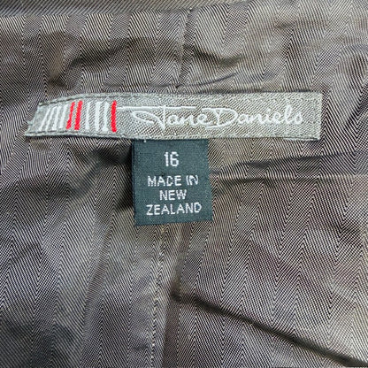 JANE DANIELS / trench coat / 16 / made in nz (3913540521927587558)