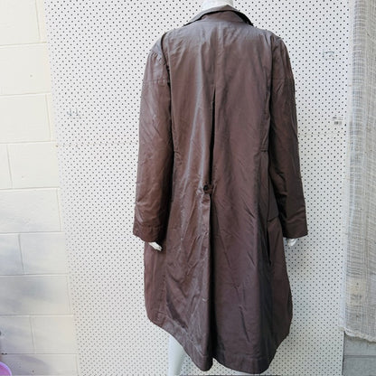 JANE DANIELS / trench coat / 16 / made in nz (3913540523594079738)
