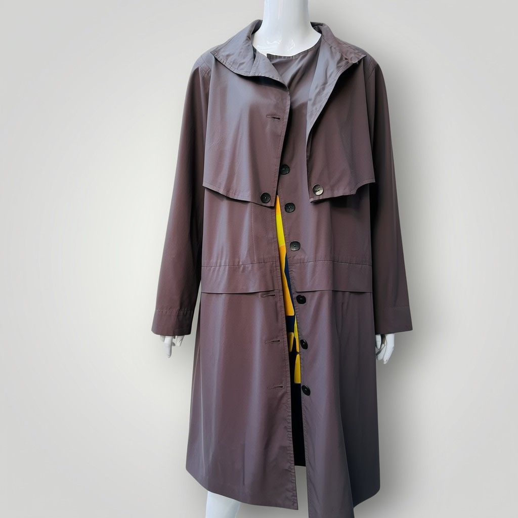 JANE DANIELS / trench coat / 16 / made in nz (3913546405646793360)