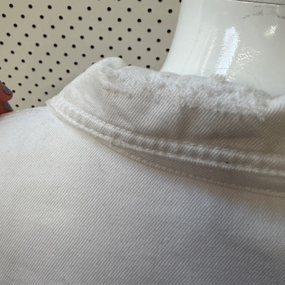 KSUBI / white denim jacket, oversized fit / s (3913640262826297586)