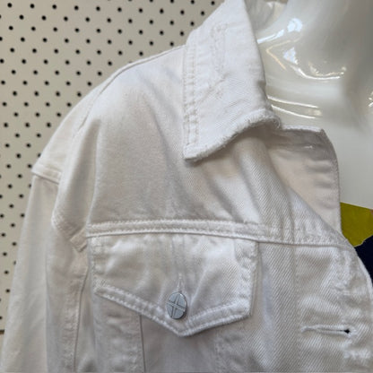 KSUBI / white denim jacket, oversized fit / s (3913640267759866358)