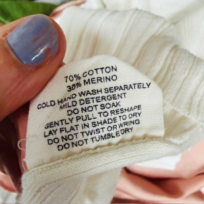 MARLE / layla tee in cotton merino / white / 10 (3913713705945381211)