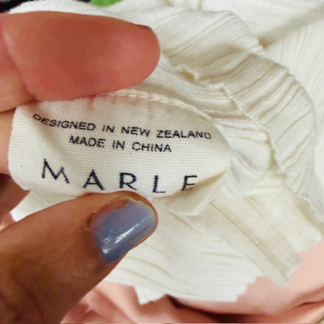 MARLE / layla tee in cotton merino / white / 10 (3913713707805007732)