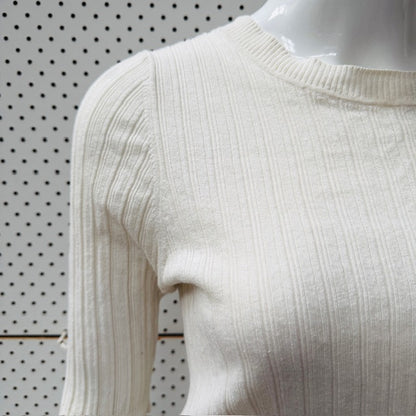 MARLE / layla tee in cotton merino / white / 10 (3913713713726038850)