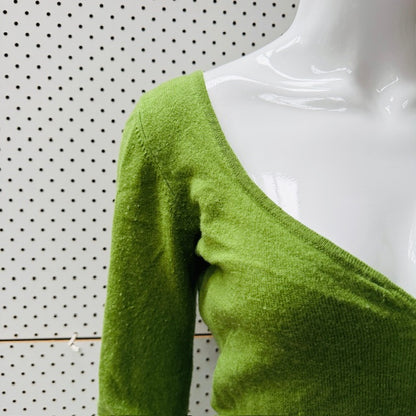 PARIS GEORGIA / cashmere wool bodysuit / green / m (3913713738304782846)