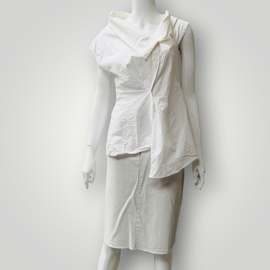 ACLER / sleeveless assymetrical tank / white / 10 (3913714105642690456)