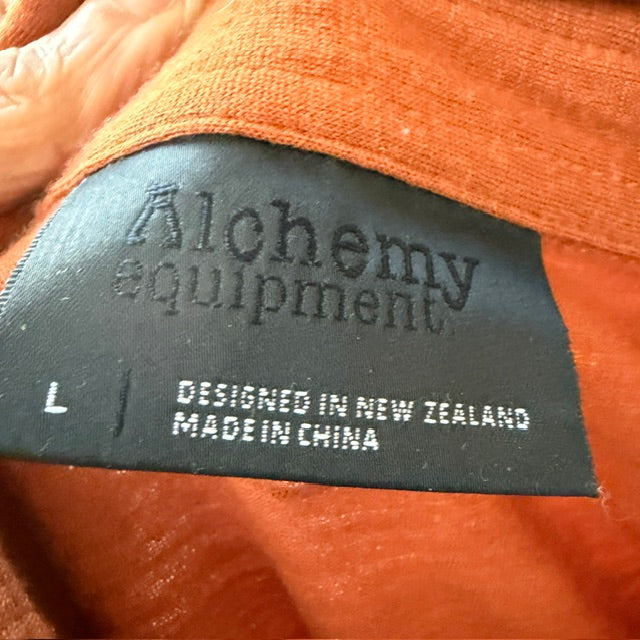 ALCHEMY / merino polo / L (3914078631789101318)