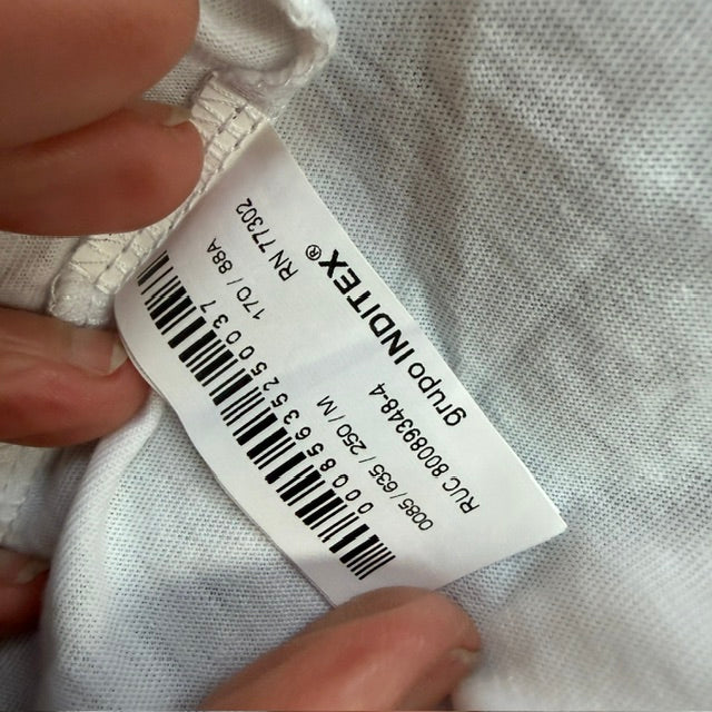 Zara / balloon sleeve cotton blouse / m (3914078643575875319)