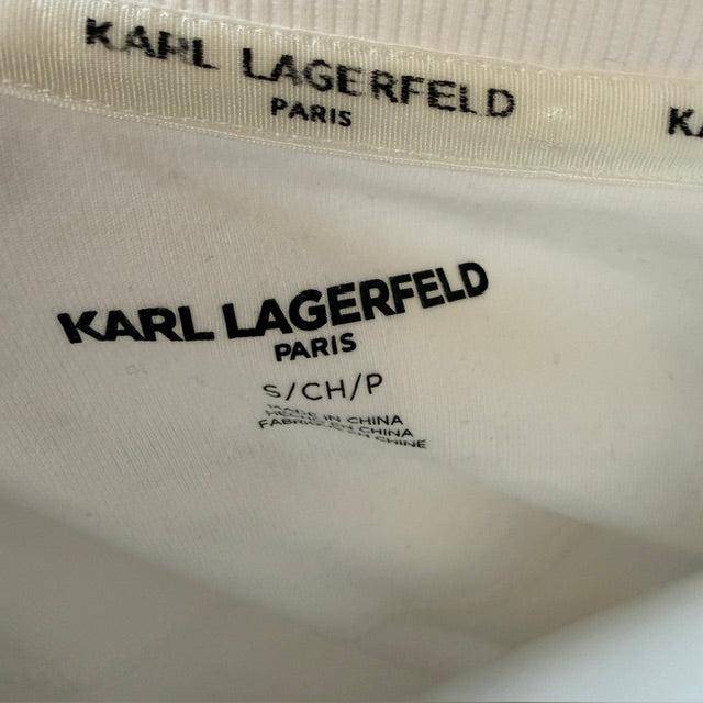 KARL LAGERFIELD x HELLO KITTY / graphic longsleeved tee / s (3914078680986550921)