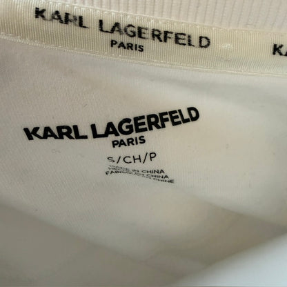 KARL LAGERFIELD x HELLO KITTY / graphic longsleeved tee / s (3914078680986550921)