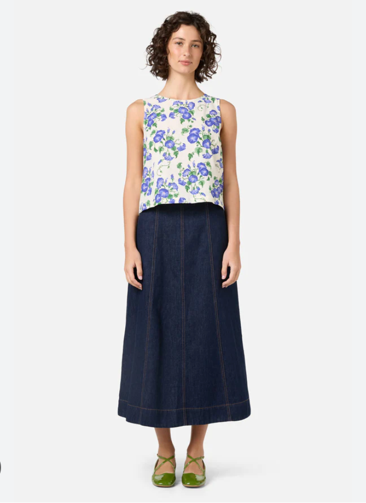 PRINCESS HIGHWAY / ophelia denim skirt / grey black / m (3914136323427519861)