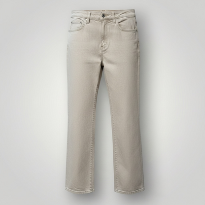 WYNN HAMLYN / womens straight jeans in ivory / 10 (3914152107442693305)