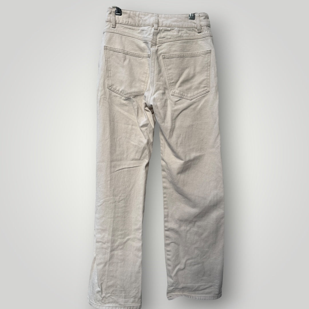 WYNN HAMLYN / womens straight jeans in ivory / 10 (3914152159155066285)