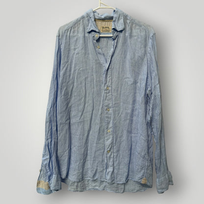 FIL NOIR / linen designer shirt / (3914152179601245750)