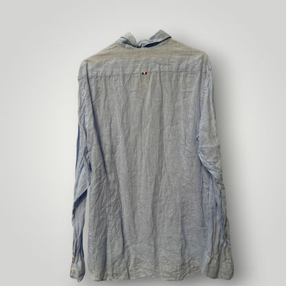FIL NOIR / linen designer shirt / (3914152181360012170)