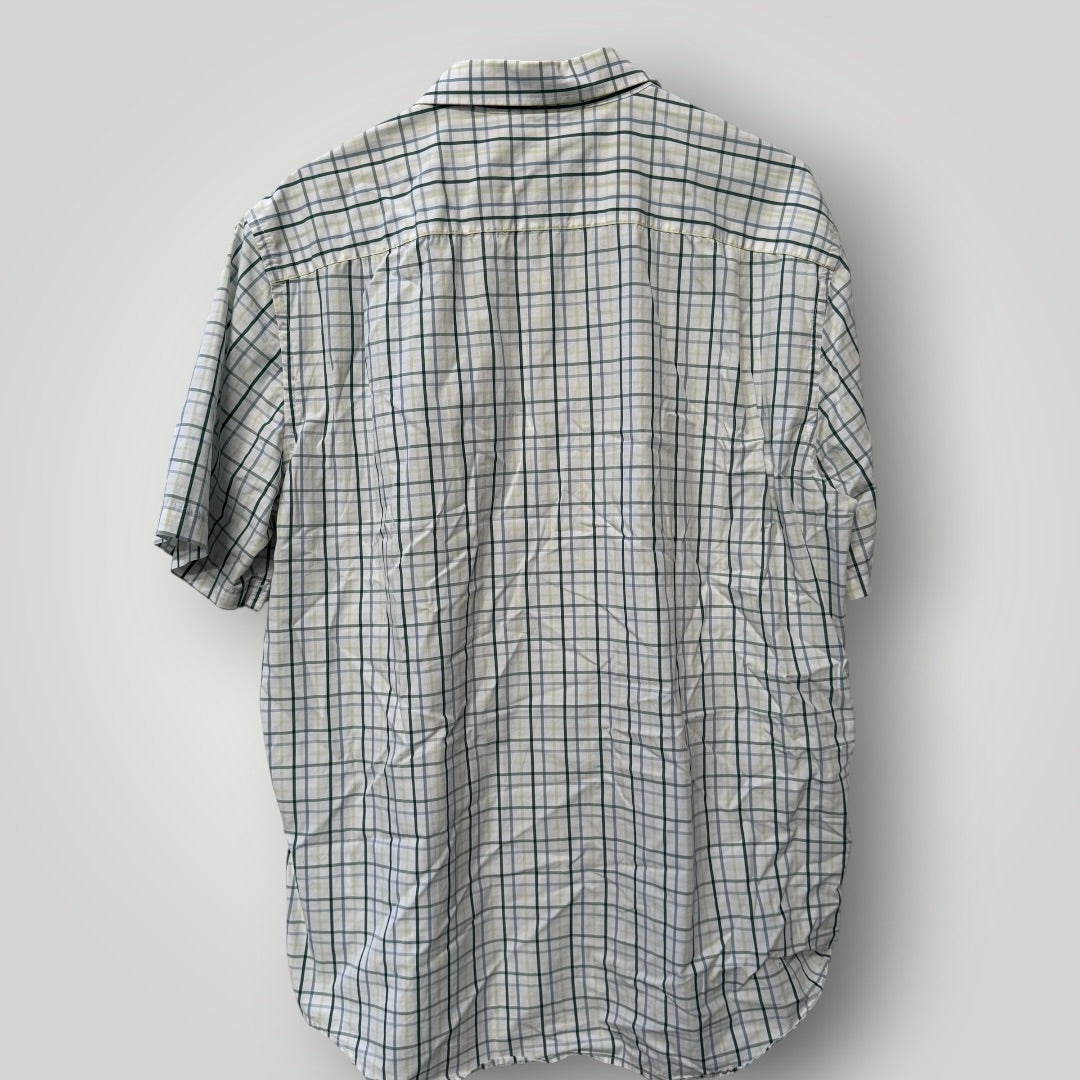 RM WILLIAMS / 'hervey' short sleeved check shirt / XXL (3914152184638455884)