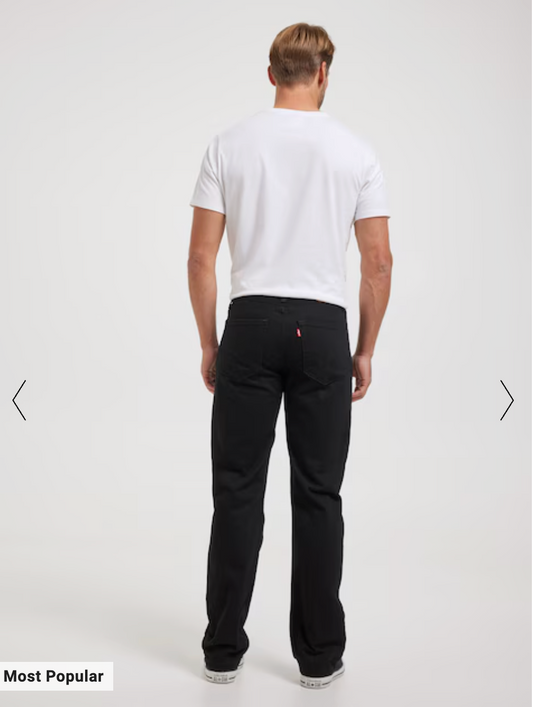LEVI'S / 516 black jeans / 30 x 30 (3914218239746466262)