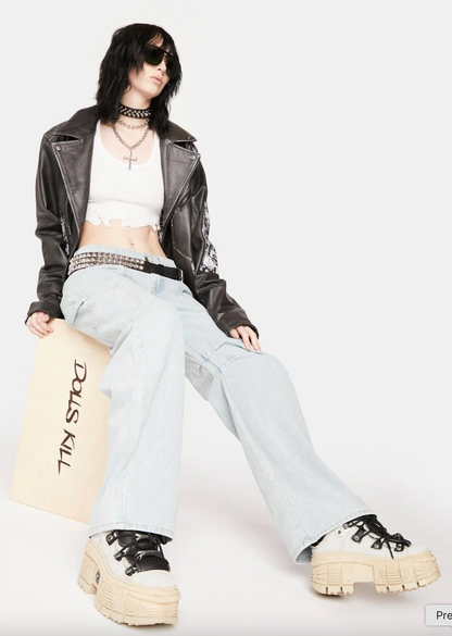 Lioness / Miami Vice cargo jeans / light wash / s (3914222812928432551)