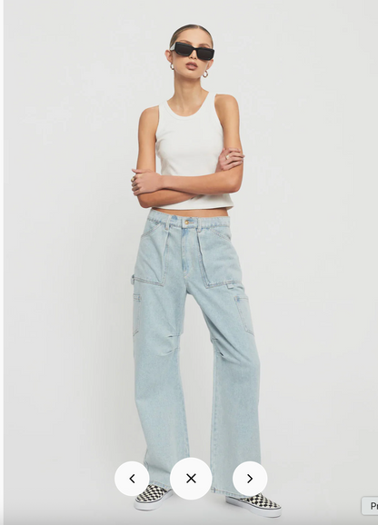 Lioness / Miami Vice cargo jeans / light wash / s (3914222821247892400)