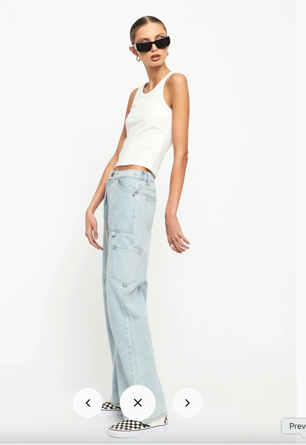 Lioness / Miami Vice cargo jeans / light wash / s (3914222832193228102)