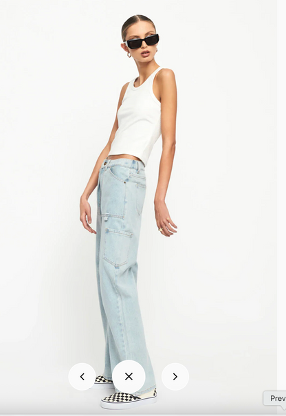 Lioness / Miami Vice cargo jeans / light wash / s (3914222832193228102)