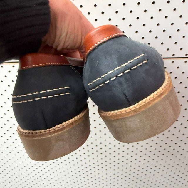 1980s vintage / BALLY / tricolour horsebit leather loafers / 37.5 (3914313684279768387)