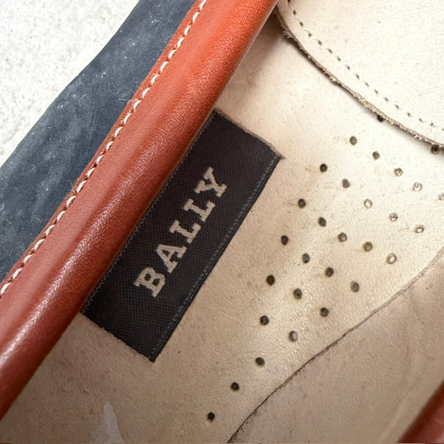 1980s vintage / BALLY / tricolour horsebit leather loafers / 37.5 (3914313688383158914)