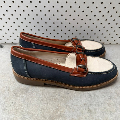1980s vintage / BALLY / tricolour horsebit leather loafers / 37.5 (3914313692932681826)