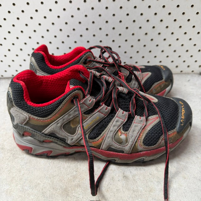 La Sportiva / Lynx mountain + trail running shoes / black, grey, + red / 38 (3914313738391514770)