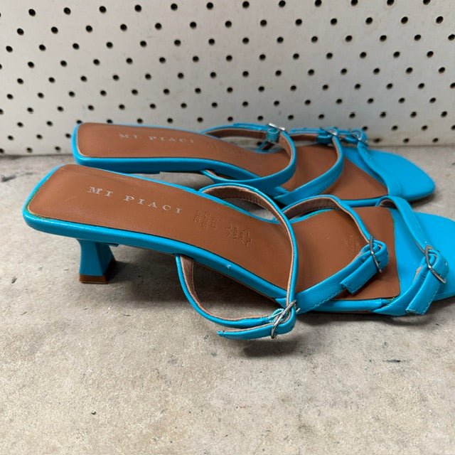 Mi Piaci / Delaney Strappy Sandal / vibrant blue leather / 40 / $260rrp (3914313775513581657)