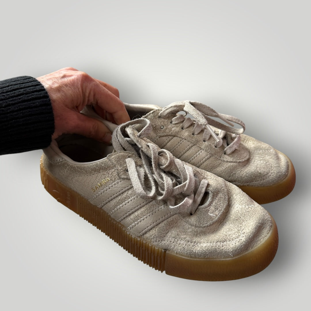 ADIDAS / samba rose / leather with gum platform sole / 37? (3914313914352972343)